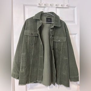 Zara green jacket, size S